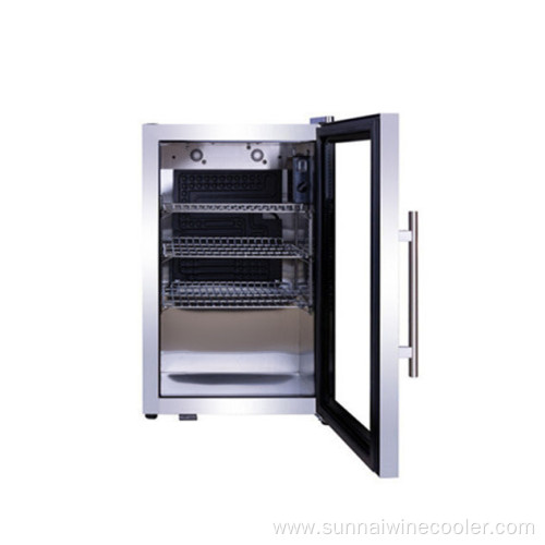 Stainless Steel Bar Beer Fridge with Glass Door